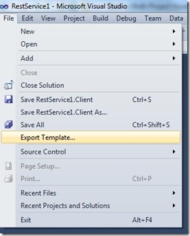 Build a Multi-Project Visual Studio Template | Tony Sneed's Blog